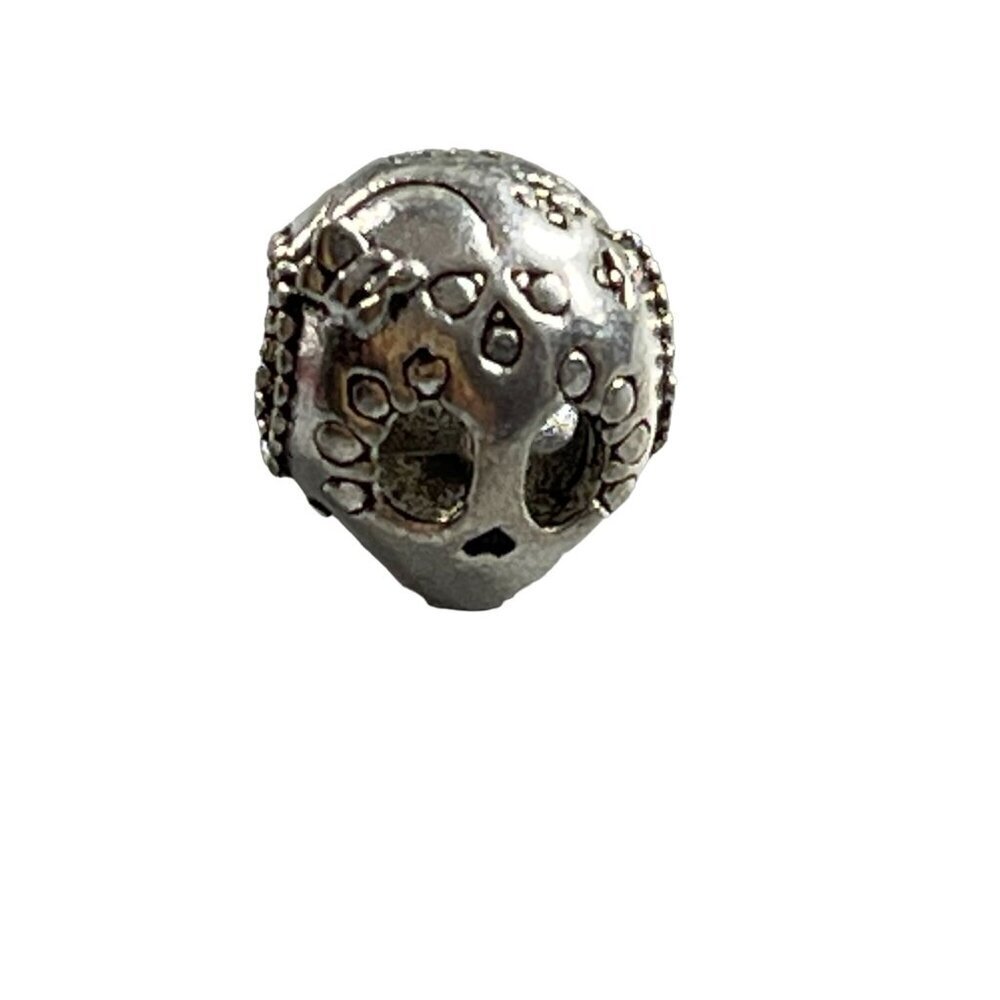 Disney Coco Pixar Bead Charm Skeleton Skull Silver Jewelry Accessories Charm